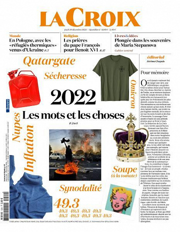 La Croix - 29 Décembre 2022