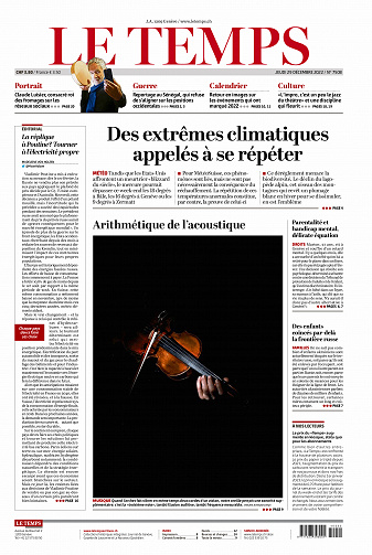 Le Temps - 29 Décembre 2022