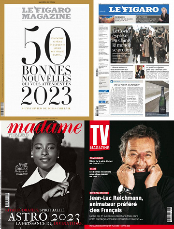 Pack Le Figaro et ses 3 suppléments - Vendredi 30 Décembre 2022