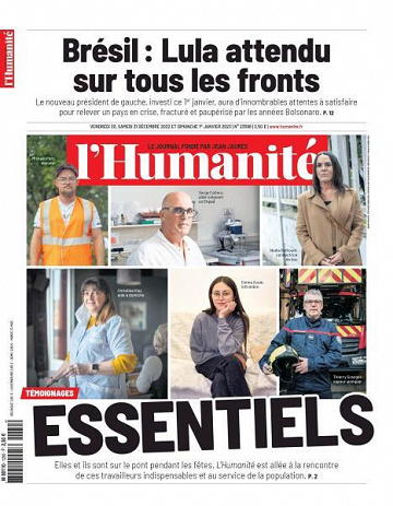 L’Humanite - 30 Décembre 2022