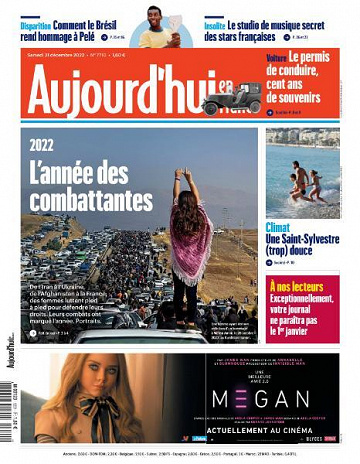Aujourd’hui en France - 31 Décembre 2022
