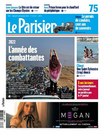 Le Parisien - 31 Décembre 2022