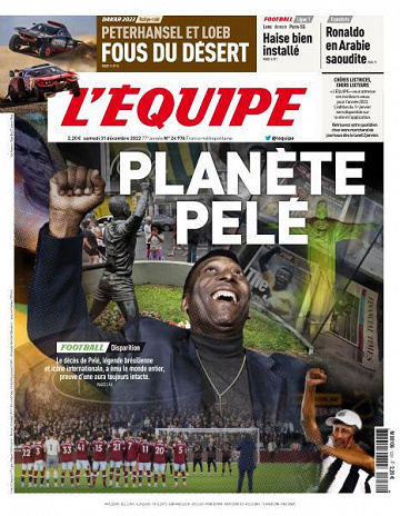 L’equipe du Samedi 31 Décembre 2022