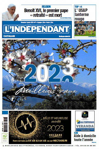 L'indépendant Catalan du Dimanche 1er Janvier 2023