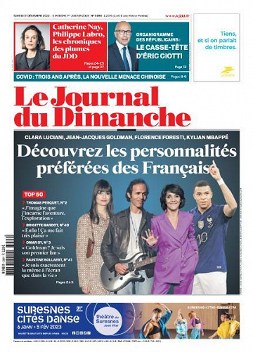 Le Journal du Dimanche - 31 Décembre 2022