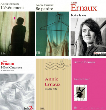 Pack 6 Tomes Annie Ernaux