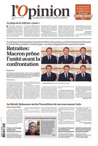 L’Opinion - 2 Janvier 2023