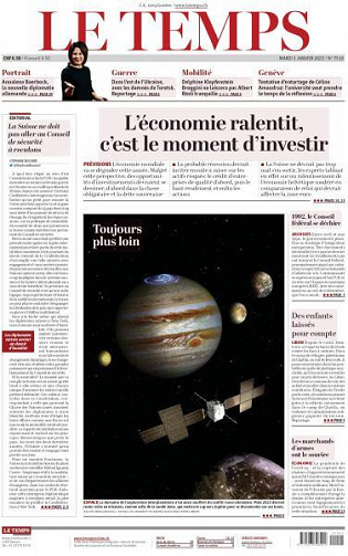 Le Temps - 3 Janvier 2023