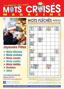 Mots Croisés Magazine - 29 Décembre 2022