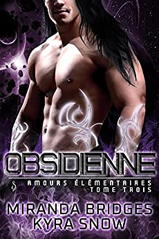 Obsidienne (Amours élémentaires t. 3) - Miranda Bridges et Kyra Snow (2022)