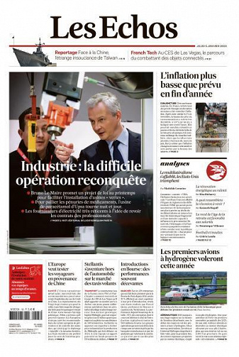 Les Echos du Jeudi 5 Janvier 2023