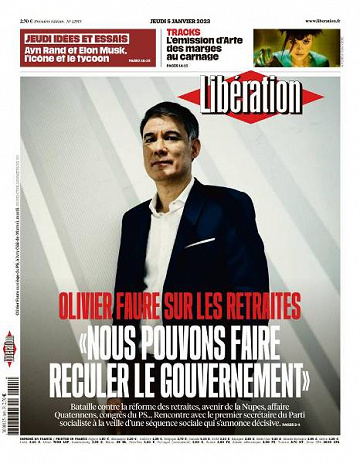 Libération du Jeudi 5 Janvier 2023