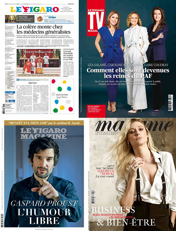 Pack Le Figaro et ses 3 suppléments - Vendredi 6 Janvier 2023