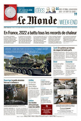 Le Monde du Samedi 7 Janvier 2023