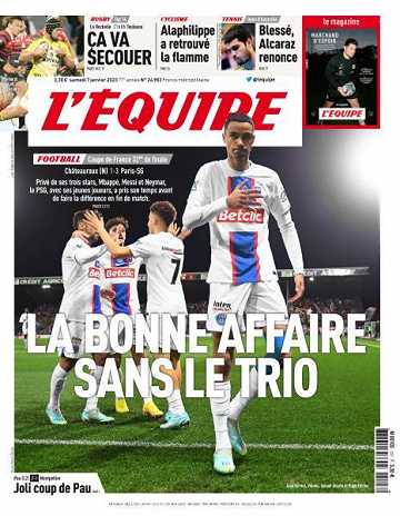 L’equipe du Samedi 7 Janvier 2023