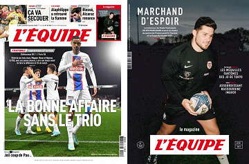 Pack L’Equipe + L’Equipe Magazine - Samedi 7 Janvier 2023