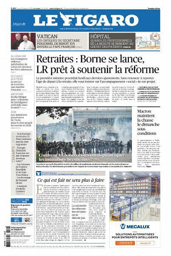 Le Figaro du Mardi 10 Janvier 2023