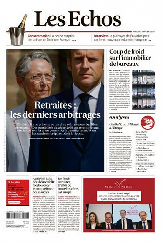 Les Echos du Mardi 10 Janvier 2023