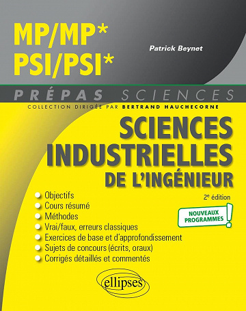 Sciences industrielles de l'ingénieur MP MP*, PSI PSI* - Patrick Beynet (2022)