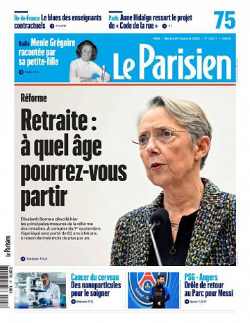 Le Parisien - 11 Janvier 2023