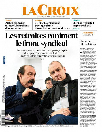 La Croix - 11 Janvier 2023