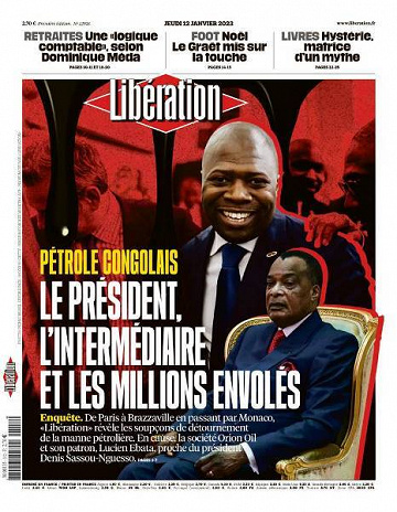 Libération du Jeudi 12 Janvier 2023