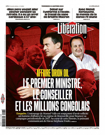 Libération du Vendredi 13 Janvier 2023
