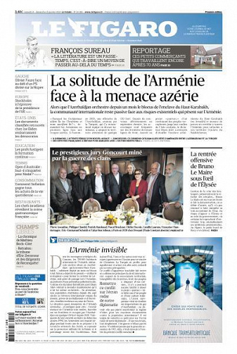Le Figaro du Samedi 14 et Dimanche 15 Janvier 2023