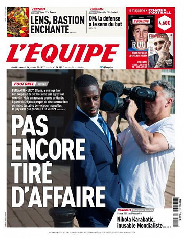 L’equipe du Samedi 14 Janvier 2023