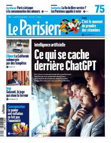 Le Parisien - 16 Janvier 2023