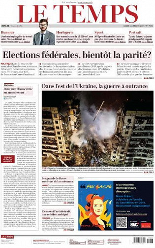 Le Temps - 16 Janvier 2023