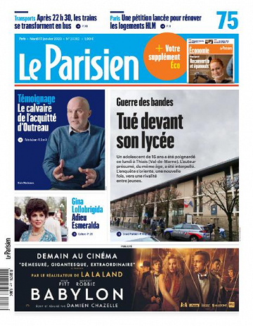 Le Parisien - 17 Janvier 2023