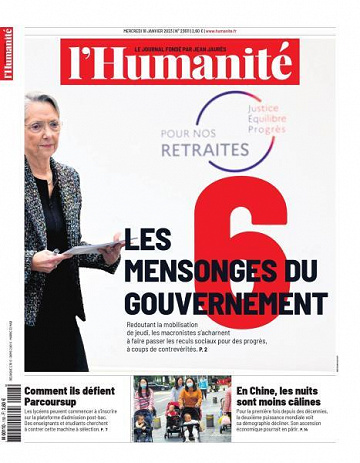 L’Humanite - 18 Janvier 2023