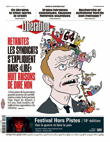 Libération du Jeudi 19 Janvier 2023