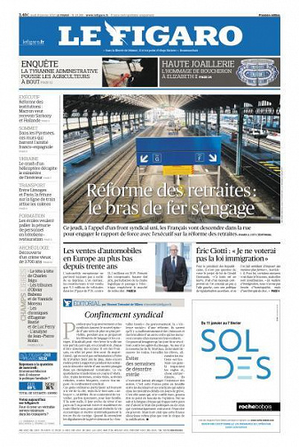 Le Figaro du Jeudi 19 Janvier 2023