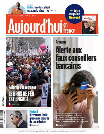 Aujourd’hui en France - 20 Janvier 2023