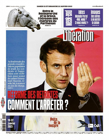 Libération du Samedi 21 et Dimanche 22 Janvier 2023
