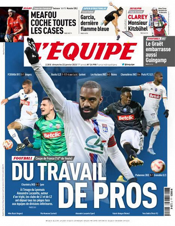 L’equipe du Dimanche 22 Janvier 2023
