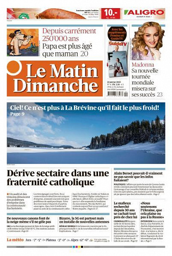 Le Matin Dimanche - 22 Janvier 2023