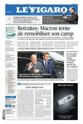 Le Figaro du Lundi 23 Janvier 2023