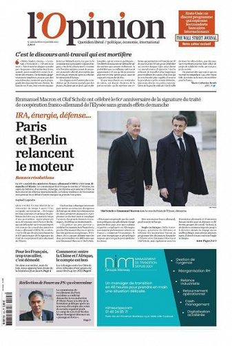 L’Opinion - 23 Janvier 2023