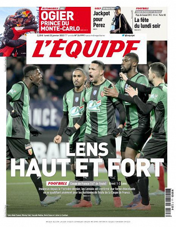 L’equipe du Lundi 23 Janvier 2023