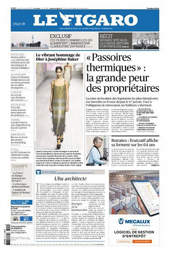 Le Figaro du Mardi 24 Janvier 2023