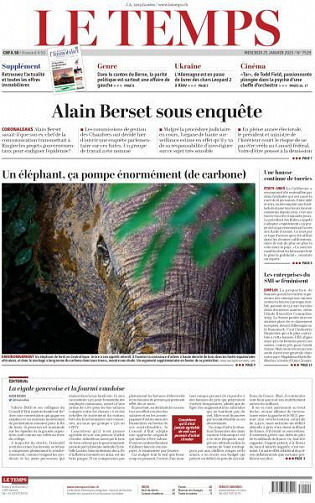Le Temps - 25 Janvier 2023