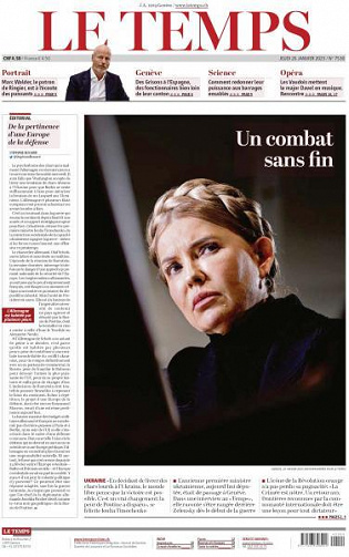 Le Temps - 26 Janvier 2023