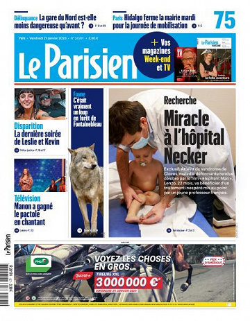 Le Parisien - 27 Janvier 2023