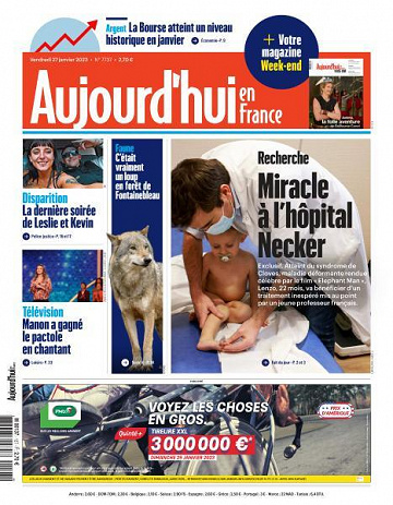 Aujourd’hui en France - 27 Janvier 2023