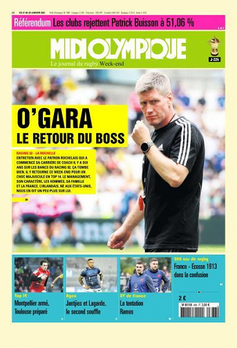 Midi Olympique Vert - 27 Janvier 2023