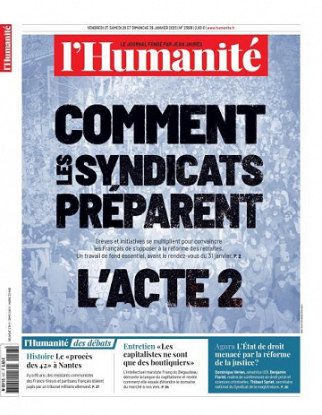 L’Humanite - 27-29 Janvier 2023