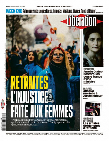 Libération du Samedi 28 et Dimanche 29 Janvier 2023